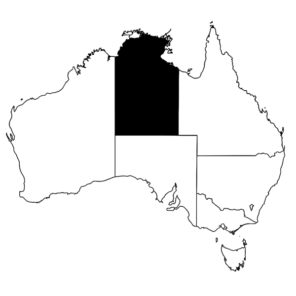Northern Territory map