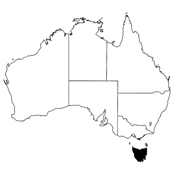Tasmania map